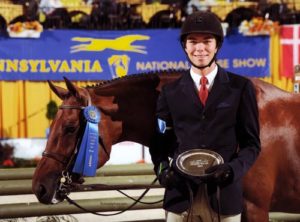 Chase Boggio and Kennzo de Canto Small Junior Hunter 16-17 2011 Pennsylvania National Photo Al Cook