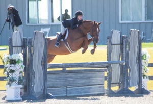 Hunter Siebel and Red Rooster Small Junior Hunter 2015 National Sunshine Series