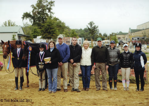 Pringle owned by Lily Blavin 2012 National Silver Stirrup Performance Horse Champion Working Hunters 3'3" Photo The Book LLC