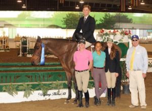 Richard Boh and Kingsley Champion Junior/Amateur Hunter Classic 2013 LA Opener Photo Flying Horse