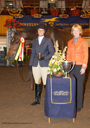 Quality Time owned by Laura Wasserman Reserve Champion 2nd Year Green Hunter 2006 Pennsylvania National Photo Randi Muster