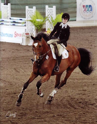 Skylar Nelson and Royal Dance Childrens Jumpers 2011 Del Mar National Photo Osteen