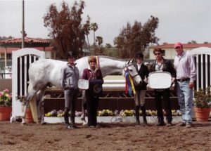 Alexandra Worthington and Cruise owned by Jessica Singer Champion Small Junior Hunter 15 and Over 2012 Del Mar National Photo Osteen