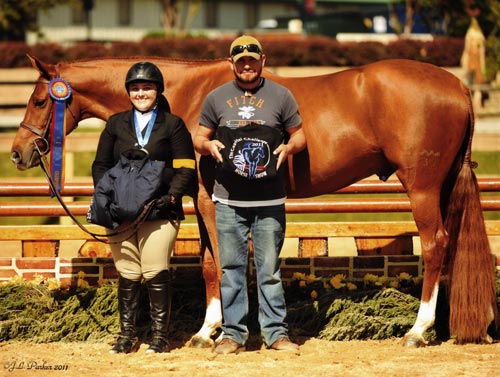 Chelsea Samuels and Brooklyn owned by Woodvale Inc Champion Adult Hunter 18-35 2011 Capital Challenge Photo JL Parker