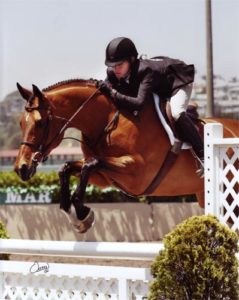 Teddi Mellencamp and Skyline 1st Year Green Hunters 2011 Del Mar National Photo Osteen