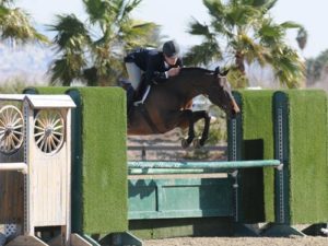 Richard Boh and Kingsley_Amateur Owner Hunter 2013 HITS Desert Circuit Photo Flying Horse