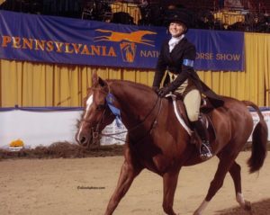 Alex Arute and Red Rooster Winner Junior Hunter Winners Stake 2009 Pennsylvania National Photo Al Cook