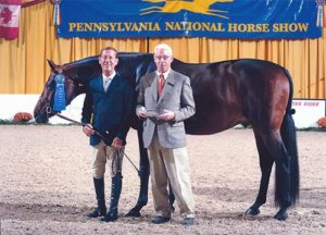 John French and Laura Wasserman's Boss Champion Green Conformation Hunter 2015 Pennsylvania National Photo Al Cook