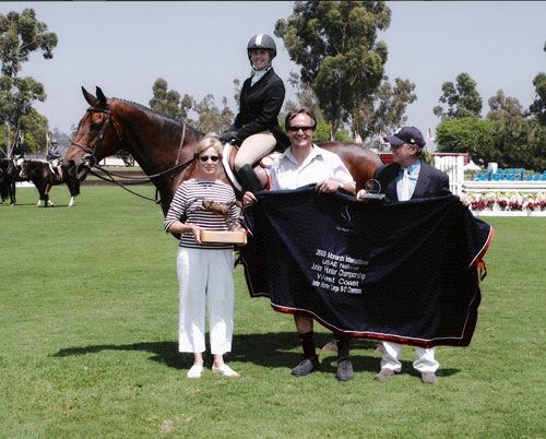 Jordan Lubow and Chance owned by Montana Coady Champion Large Junior Hunters 16-17 2003 Showpark Photo Jumpshot