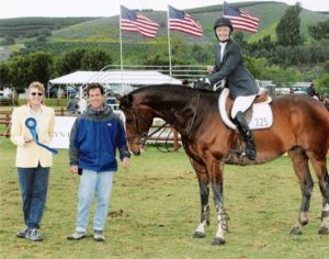 Gail Barrett and Baron 21 Champion Modified Jr/Am Owner Classic 2006 Oaks Blenheim Spring Classic Photo by JumpShot