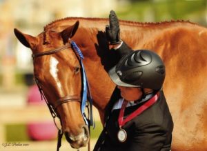 Chelsea Samuels and Brooklyn owned by Woodvale Inc Champion Adult Hunter 18-35 2011 Capital Challenge Photo JL Parker