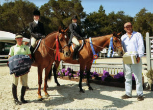 Lily Blavin and Montague Hero Stevenson and Clever Z Champion and Reserve Champion Childrens Hunter Classic 2012 Menlo Charity Photo JumpShot