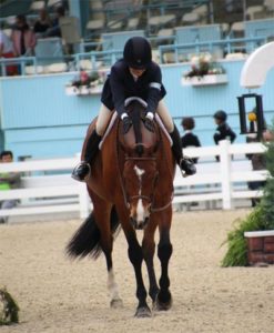 Lily Blavin and Montague Large Junior Hunter 16-17 2014 Devon Horse Show