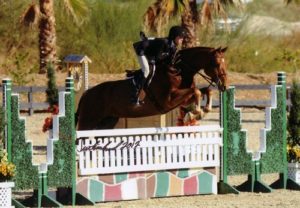 Ally Worthington and Castell 2012 HITS Desert Circuit Photo Flying Horse