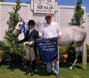 Jessica Singer and Cruise Winner Adult Hunter Classic 2011 Menlo Charity Photo JumpShot