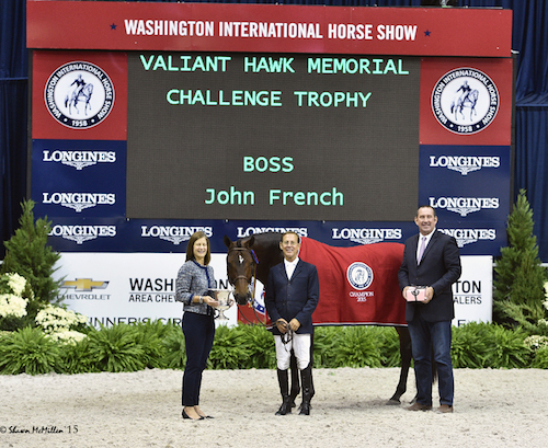 Laura Wasserman's Boss 2015 National Champion Green Conformation Hunter Grand Champion Conformation Hunter Photo by Shawn McMillen