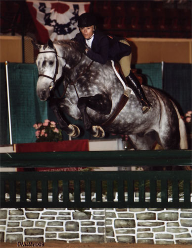 Teddi Mellencamp and Glenview Green Conformation Hunters Capital Challenge 2009 Photo ONeills