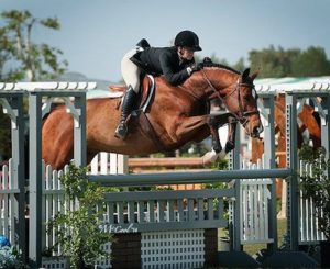 Gina Ross and Beckham Amateur Owner Hunter 2014 Blenheim Spring Photo Amy McCool