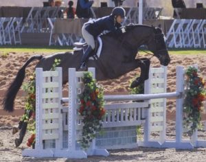 Laura Wasserman and Sports Talk A-O Hunters 2008 HITS Desert Circuit Photo Flying Horse