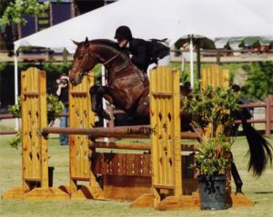 Tina Dilandri and Capone Oaks Blenheim 2008 Photo Cathrin Cammett