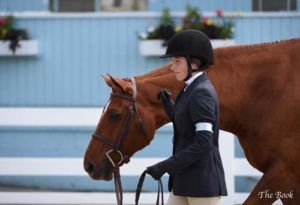 Lily Blavin and Pringle Small Junior Hunter 16-17 2014 Devon Horse Show Photo The Book LLC