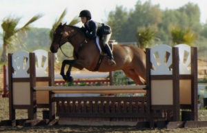 Skylar Nelson and Dutch Treat 2008 HITS Desert Circuit Photo Flying Horse