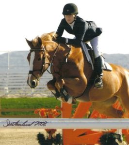 Laura Wasserman and Tustin 2008 HITS Desert Circuit Photo Flying Horse