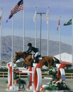 Laura Ware and Tustin 2008 HITS Desert Circuit Photo Flying Horse