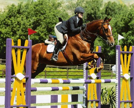 Amy Brubaker and Elastic owned by Camilla Cleese 2005 USEF National Champion Adult Equitation Photo JumpShot