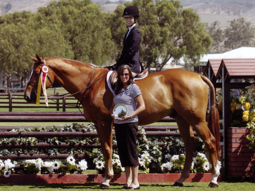 Azian and Gabbi Langston owned by Fastball Farm Reserve Champion Large Junior Hunter 16-17 2011 USEF National Junior Hunter Finals at Blenheim Photo Captured Moment