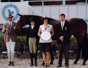 Lucy Davis and Harmony owned by Old Oak Farm Best Child Rider 2007 Devon Horse Show Photo JL Parker