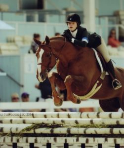 Hunter Siebel and Lennon owned by Mountain Home Stables Small Junior Hunter 15 & Under 2014 Devon Horse Show Photo The Book LLC
