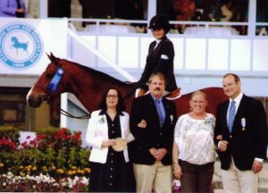 Lily Blavin and Montague Large Junior Hunter 16-17 Under Saddle 2014 Devon Horse Show Photo The Book LLC