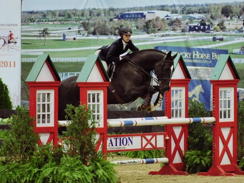 Demi Steigler and Vigo Reserve Champion ASPCA Finals 2011 National Horse Show Photo Shawn McMillen