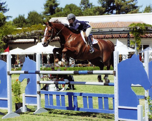 Lucy Davis and Mister Mind Junior Jumper 2006 Menlo Charity Photo JumpShot