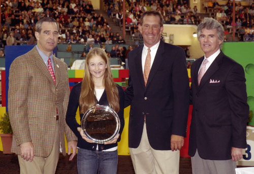 Lucy Davis Winner Lifetime Trophy High Point Junior Rider 2007 Del Mar National Photo Ed Moore