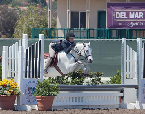 Stella Wasserman and Blueberry Hill Grand Champion Pony Hunter Champion Small Pony Hunter 2016 Del Mar National