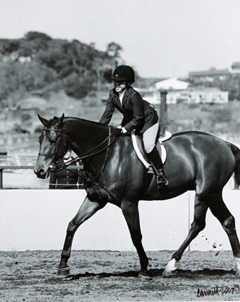 Delanie Stone and White Oak Winner Best Child Rider 2007 Palms Classic Horse Show Photo Cathrin Cammett