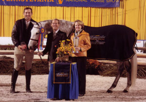 John French and Cruise owned by Jessica Singer Champion Green Conformation Hunter 2010 Pennsylvania National Photo Al Cook