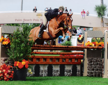 Joie Gatlin and Mandarin owned by Jane Fraze 2004 and 2005 USEF National Champions Regular Conformation and Regular Working Hunters Photo Randi Muster