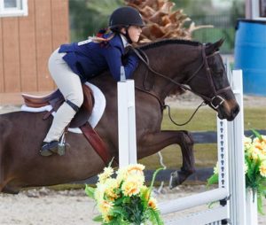 Stella Wasserman and Trillville Medium Pony Hunter 2016 HITS Desert Circuit