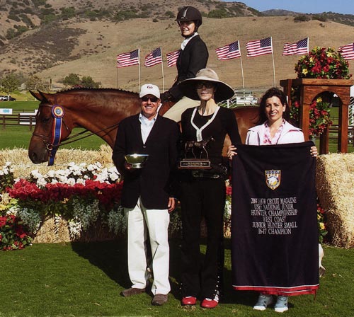 Callaway owned by Stephanie Danhakl Grand Champion 2004 Junior Hunter Finals Photo JumpShot