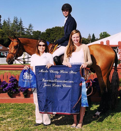 Chase Boggio and Kennzo de Conte owned by The Wudina Group Junior Hunter Classic Winner 2011 Menlo Charity Horse Show Photo JumpShot