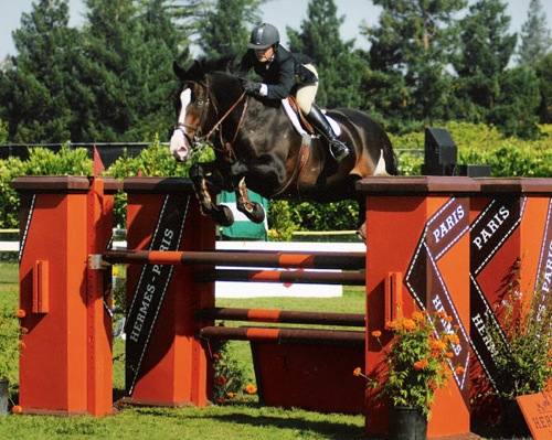 Stephanie Danhakl and Jumper Class Winner 2005 Menlo Charity Photo JumpShot