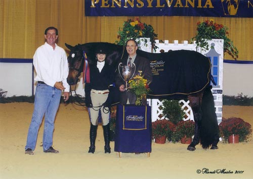 Lucy Davis and Harmony Grand Champion Large Junior Hunters 2007 Pennsylvania National Photo Randi Muster