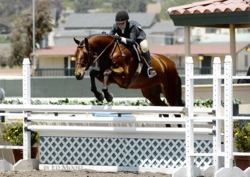 Delanie Stone and White Oak 2007 Del Mar National Photo Ed Moore