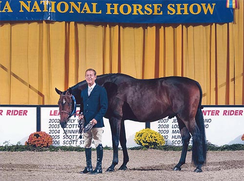 John French and Laura Wasserman's Boss Champion Green Conformation Hunter 2015 Pennsylvania National Photo Al Cook