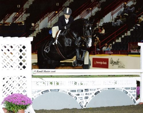 Laura Wasserman and Jimmy Choo 2006 Zone 10 Reserve Champion Amateur Owner Hunters 36 & Over Pennsylvania National Photo Randi Muster