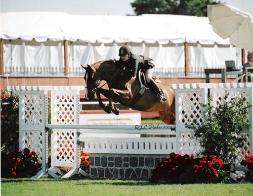 Stephanie Danhakl and Galatea 2004 USEF National Champion Junior Hunter Small 16-17 Photo JL Parker