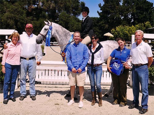 Jessica Singer and Cruise Winner Adult Hunter Classic 2011 Menlo Charity Horse Show Photo JumpShot